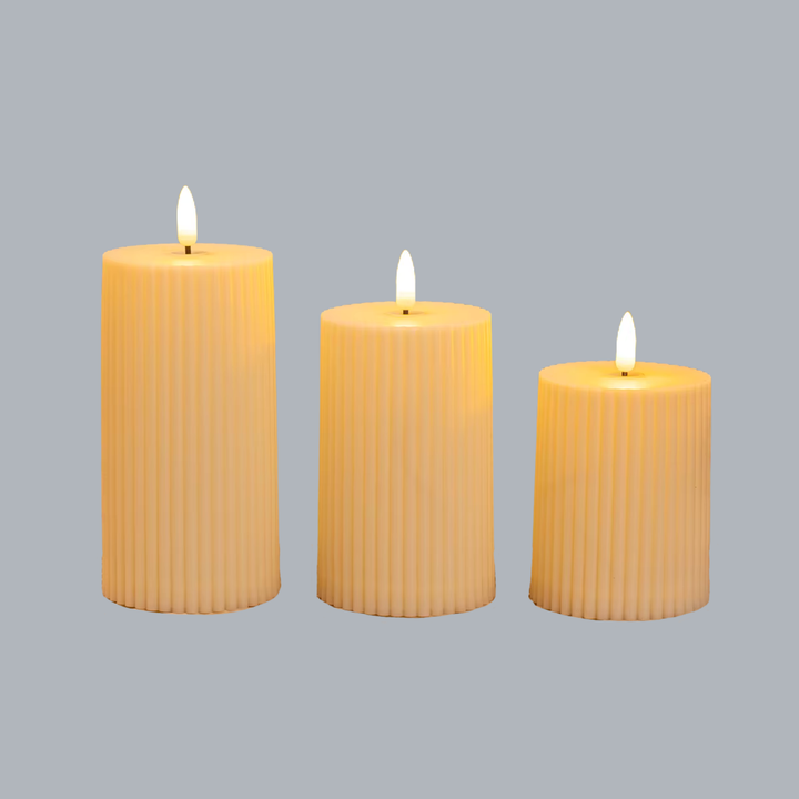 Nordic Ribbed Glow – Ivory