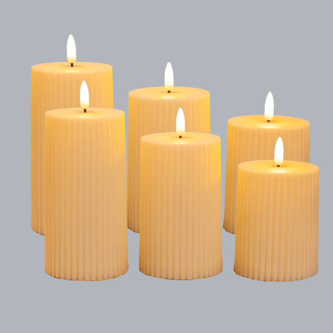 Nordic Ribbed Glow – Ivory